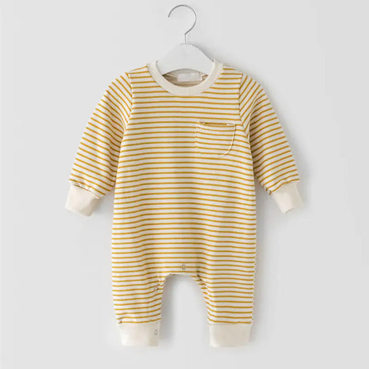 Striped One-Piece Jumpsuit for Baby