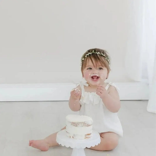 Baby Girls Cotton Bubble Romper