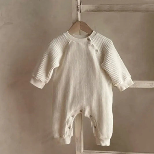 Soft Cotton One-Piece Jumpsuit For Baby & Toddler