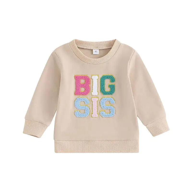 Big Sis Varsity Letter Sweatshirt