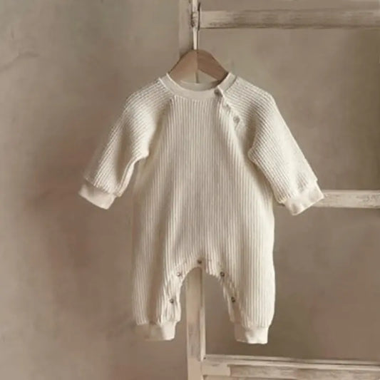 Soft Cotton One-Piece Jumpsuit For Baby & Toddler
