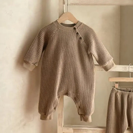 Soft Cotton One-Piece Jumpsuit For Baby & Toddler