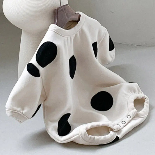 Short Polka Dot Romper for Baby & Toddler